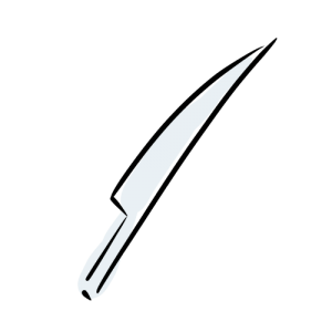 ナイフのイラスト無料素材