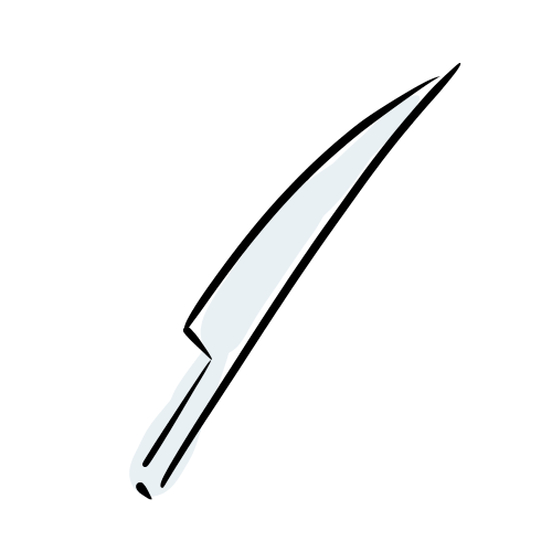 ナイフのイラスト無料素材